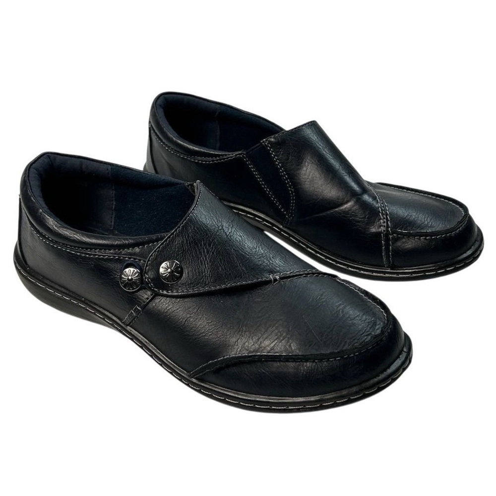 Judith Women's Black Slip-On Comfort Shoes‎ Size 10 Casual